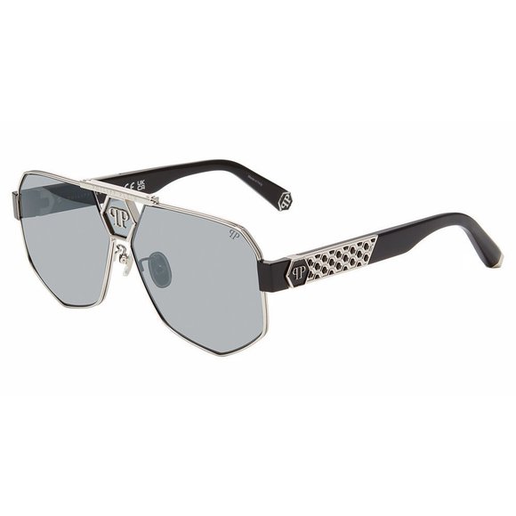 PHILIPP PLEIN SUN SPP107M Sunglasses BLACK-523X 63mm